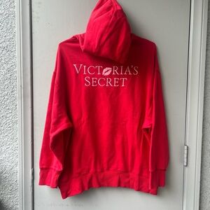 Victoria's Secret Red Logo Hoodie